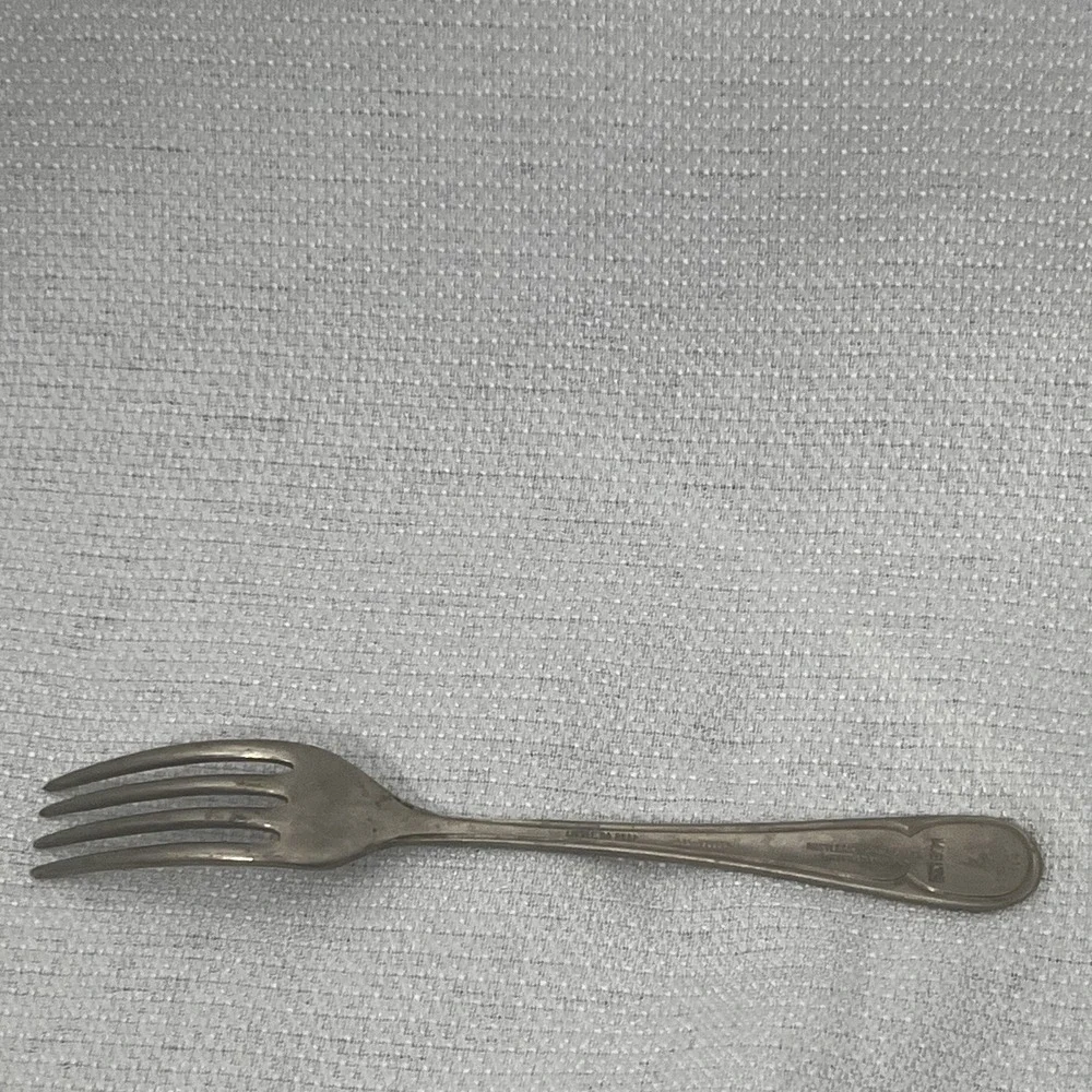 Vintage Little Bo Peep Rustless Nickel Silver Sheffield England Fork M.B. LTD